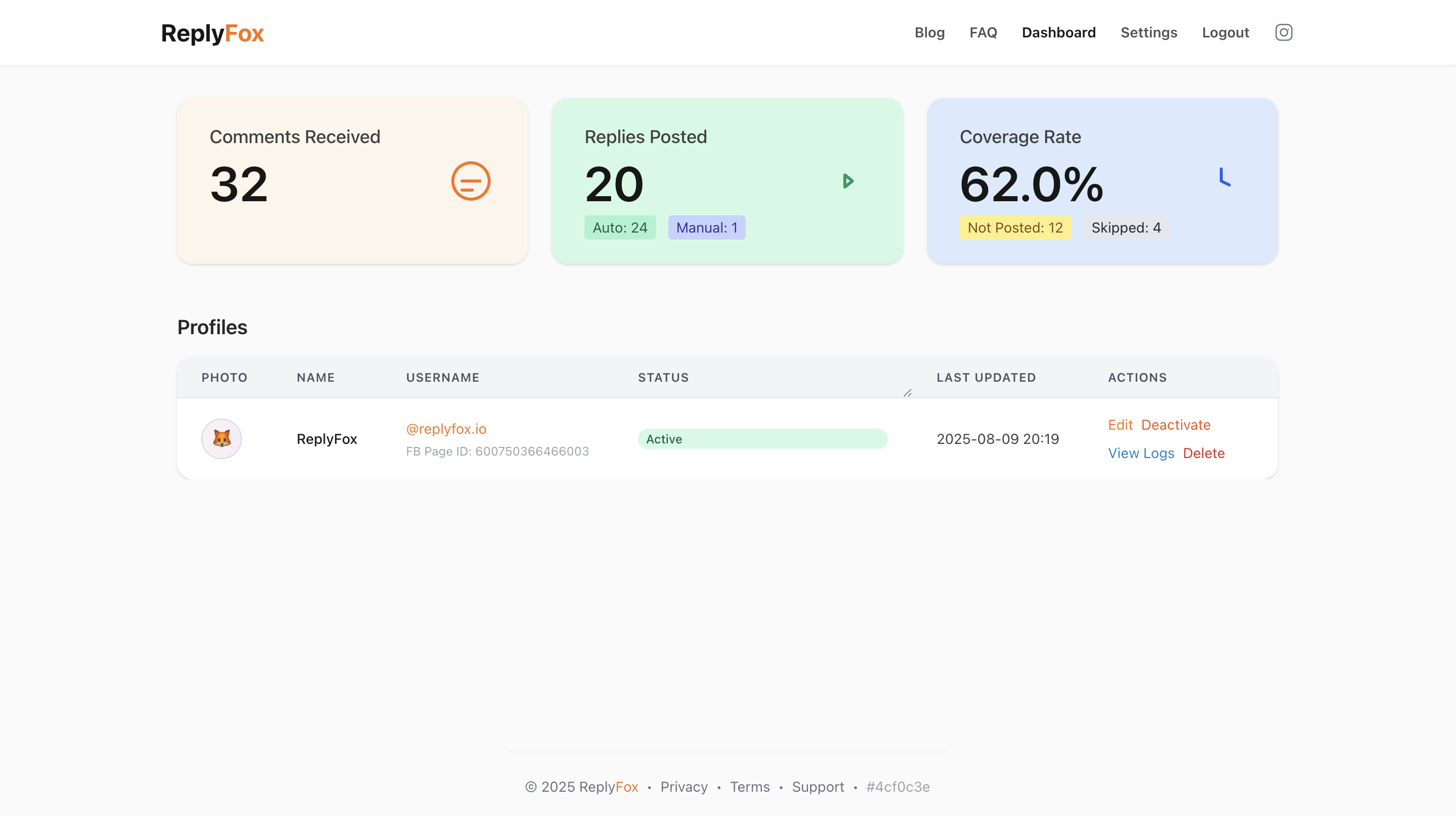 Dashboard